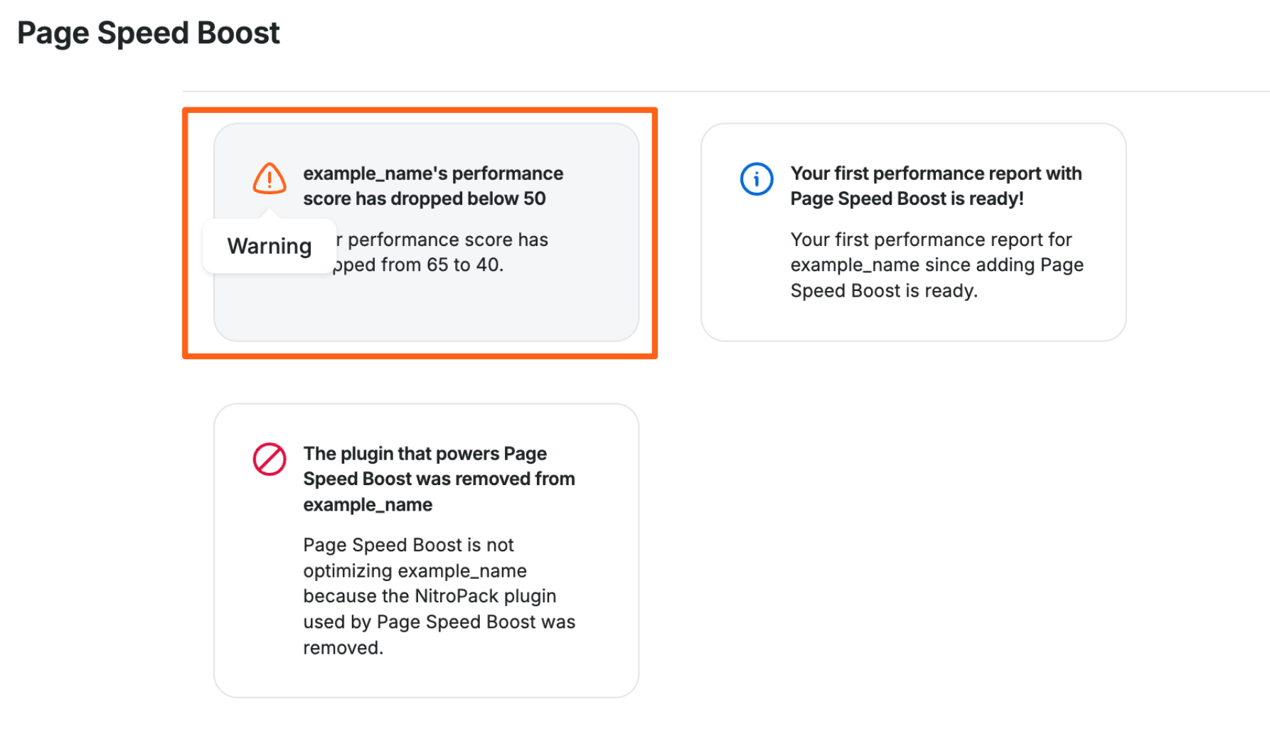 Screenshot of the Notification Settings page in the WP Engine User Portal showing where to enable Portal notifications for Page Speed Boost