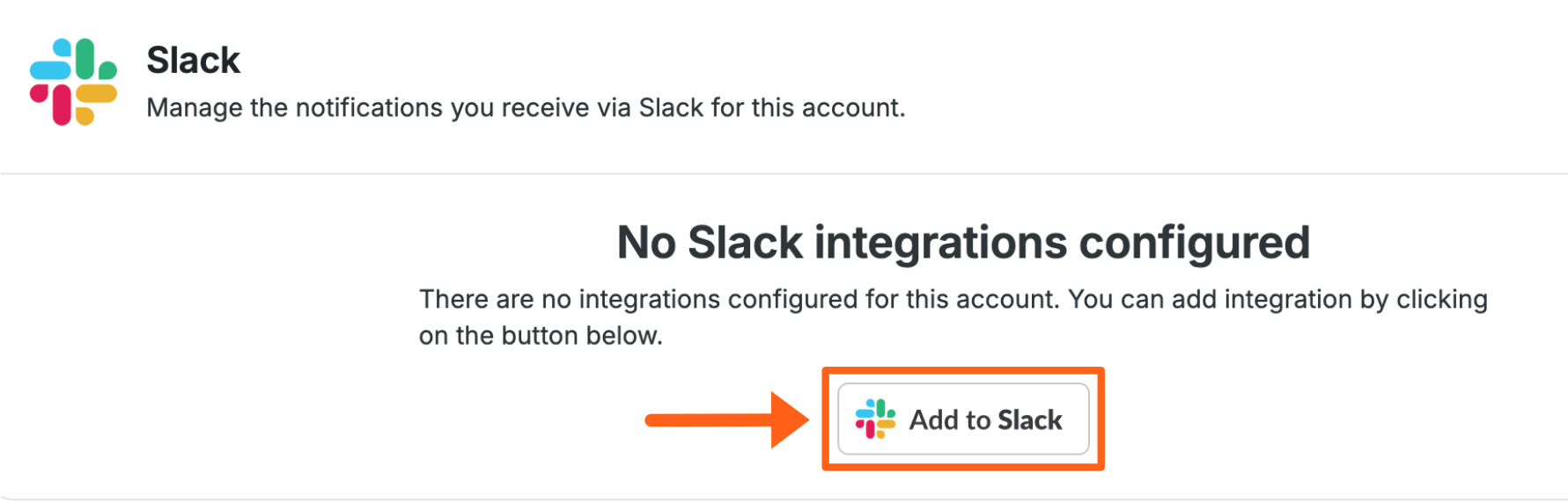 Screenshot of the Notification Settings page in the WP Engine User Portal showing where to create a Slack integration